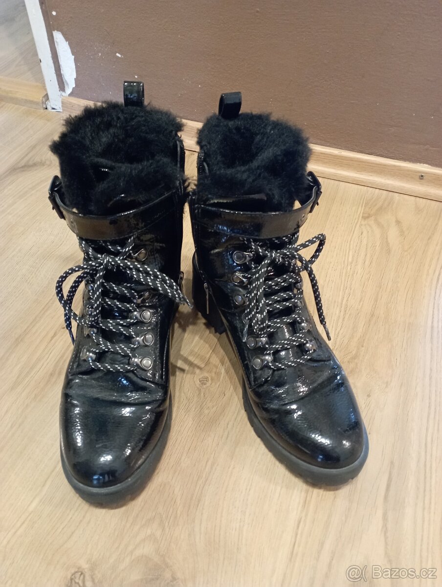 Lesklé boty Pepe Jeans - 2