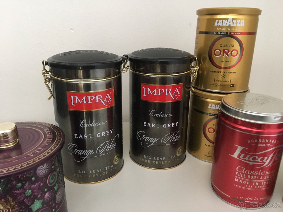 Krabice plechové od čaje - 2