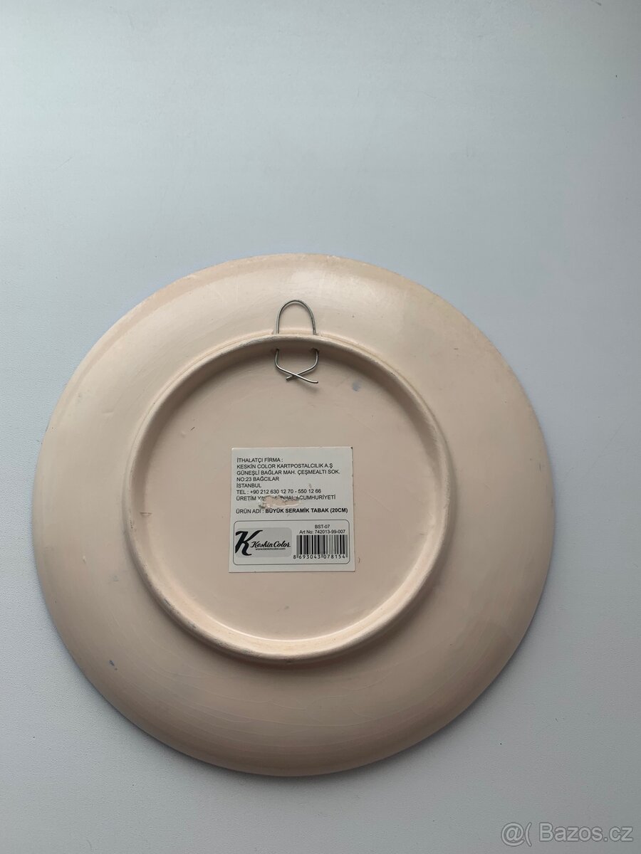 Suvenýrní talíř Pamukkale - 2