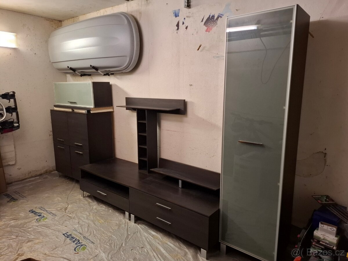 obývací stěna Black Red White - 2