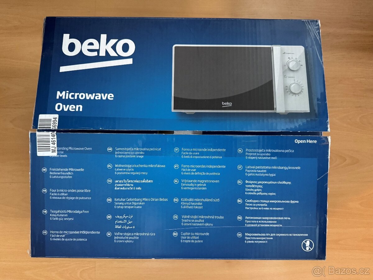 Prodám mikrovlnnou troubu Beko MOC20100WFB - 2