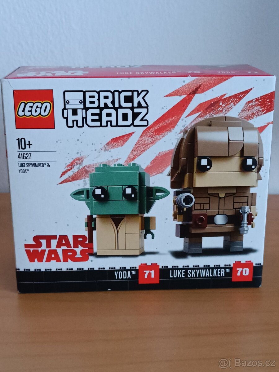 Lego BrickHeadz 41627 Luke Skywalker a Yoda - 2