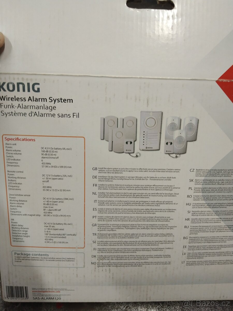 Prodám alarm konig nepoužité - 2