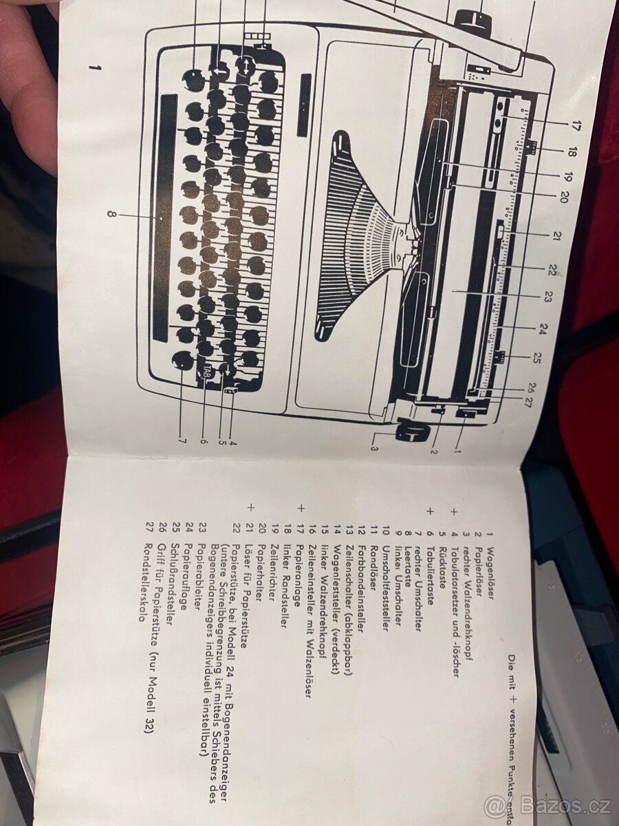 Psací stroj Erika - 2