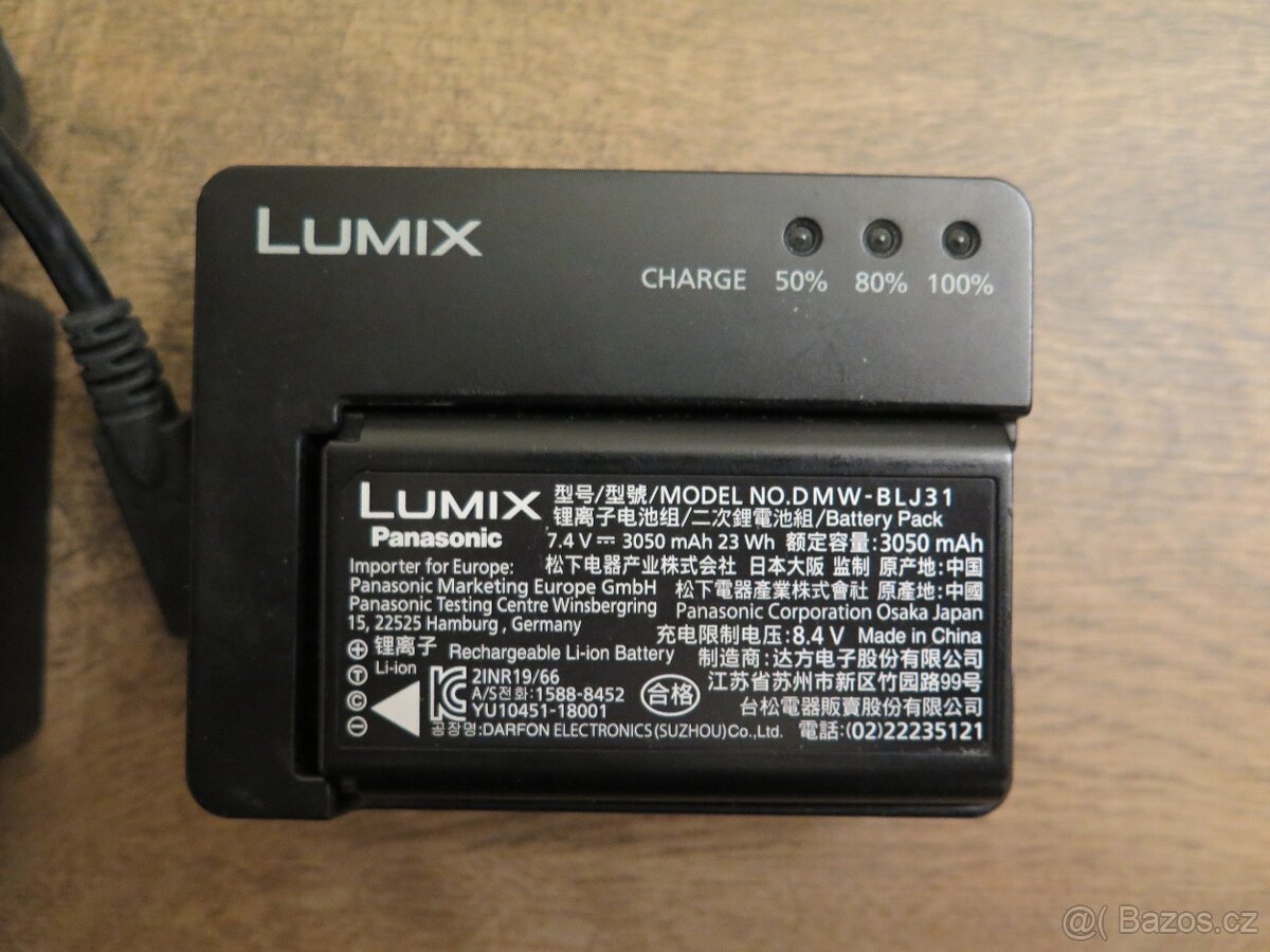 Panasonic nabíječka DMW-BTC14 + baterie BLJ31 - 2