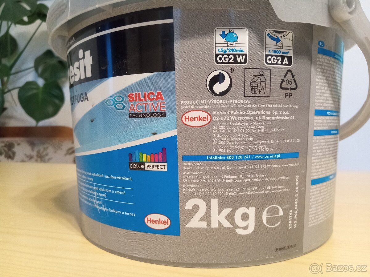 Ceresit spárovací hmota zelená - 2