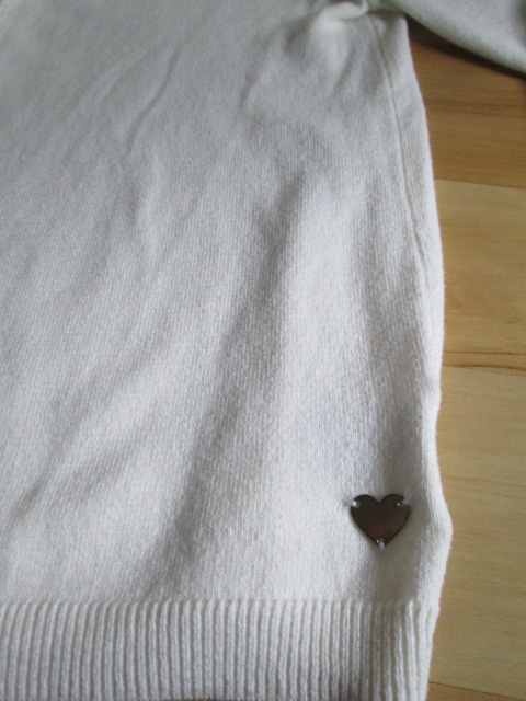 Svetr k šatům bílý vel. 8-10let - 2