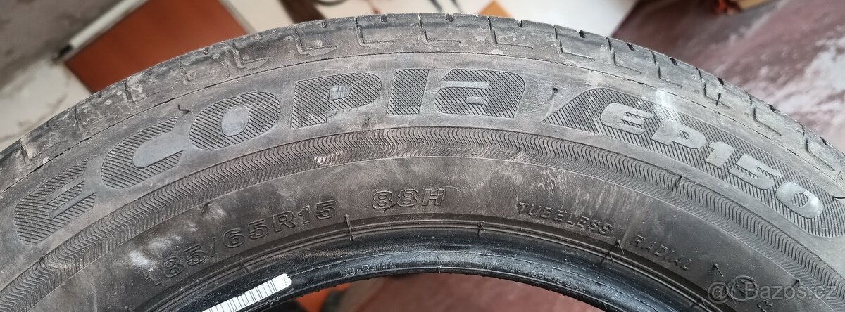 185/65 R15 Bridgestone Ecopia, 4ks - letní - 2