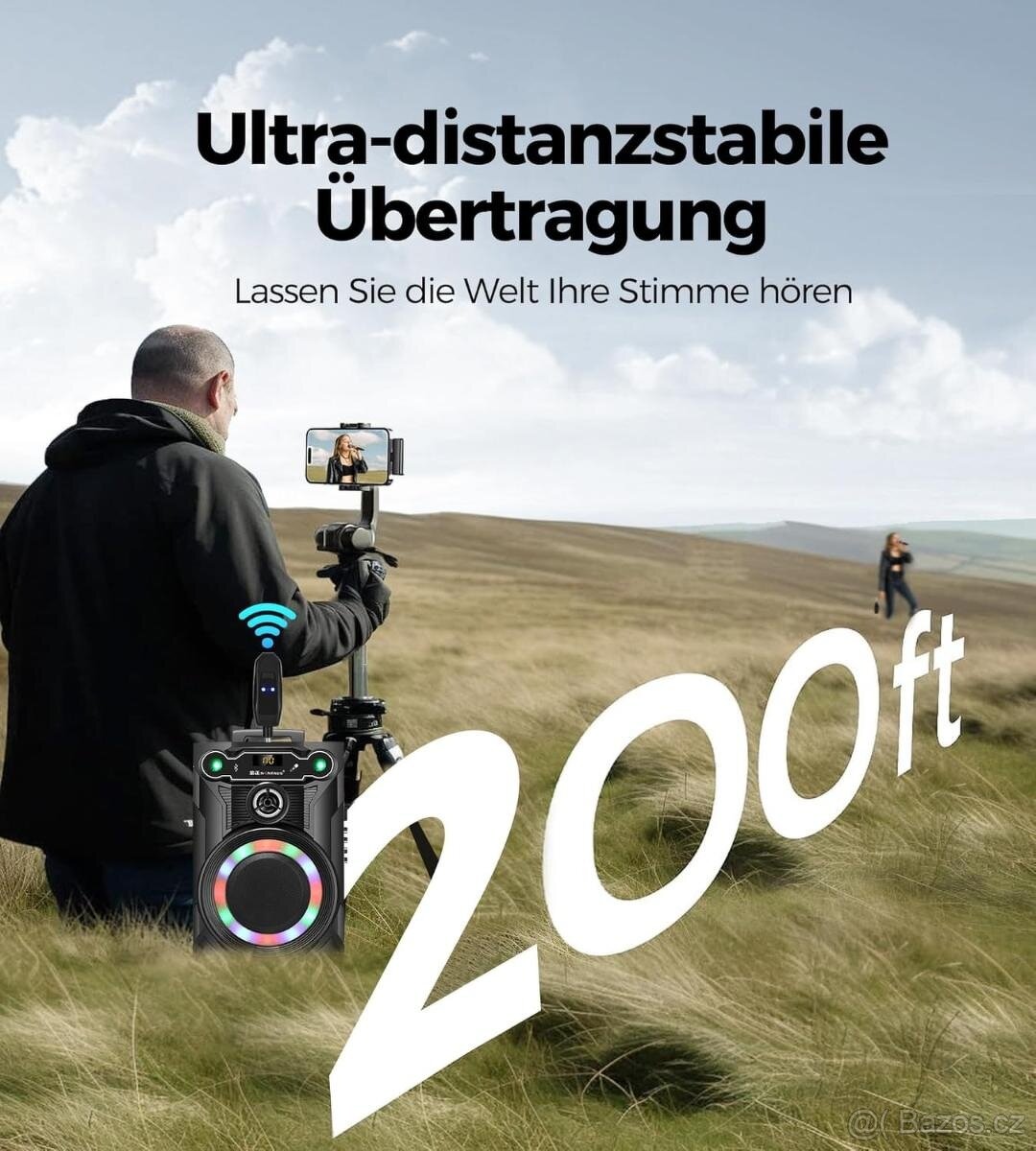 Bezdrátové mikrofony MAILANGSHI - 2