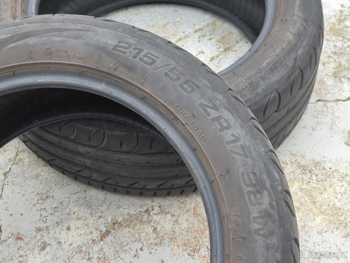 Letní pneumatiky 215/55 R17 - 2