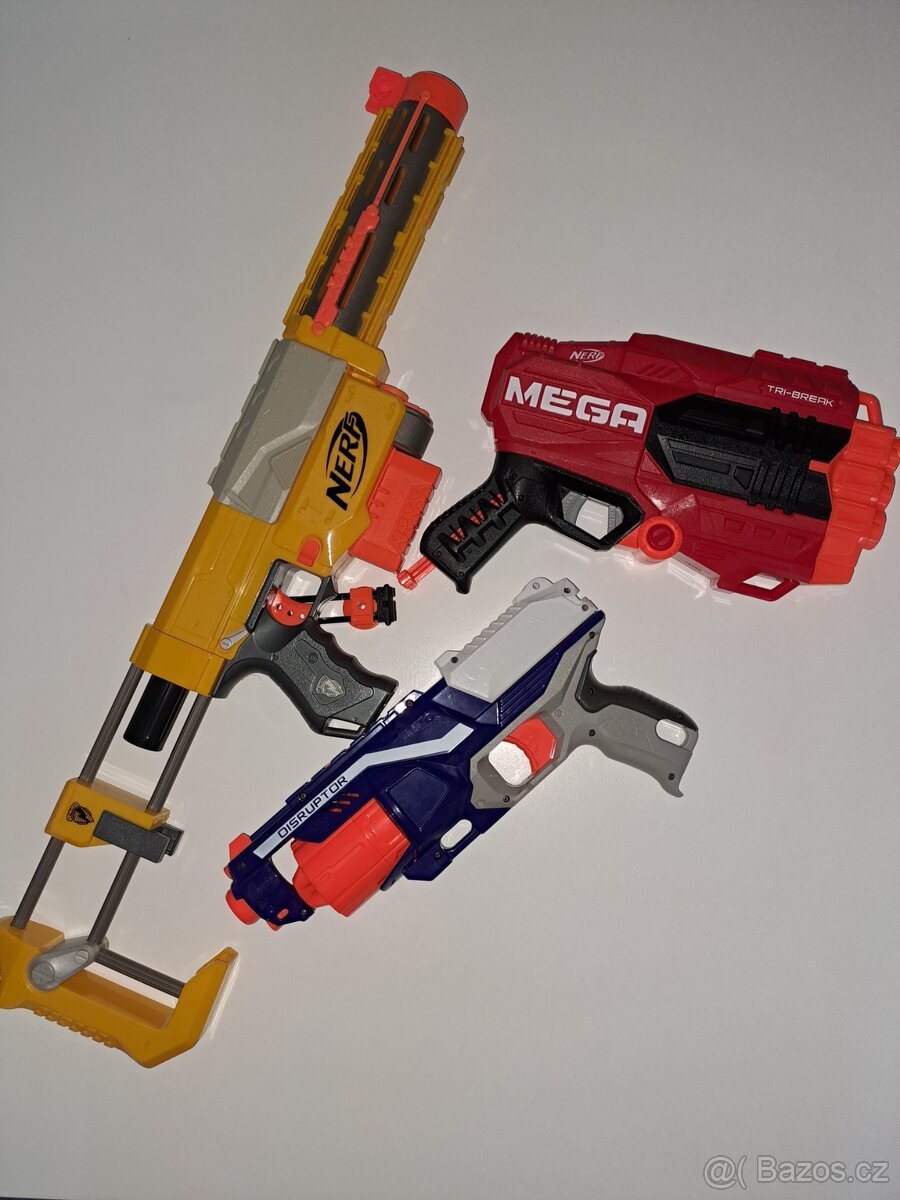 Mix pistole NERF, X-SHOT atd + luk - 2