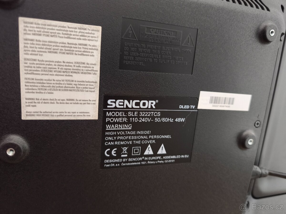 TV Sencor 32'', 81cm - 2