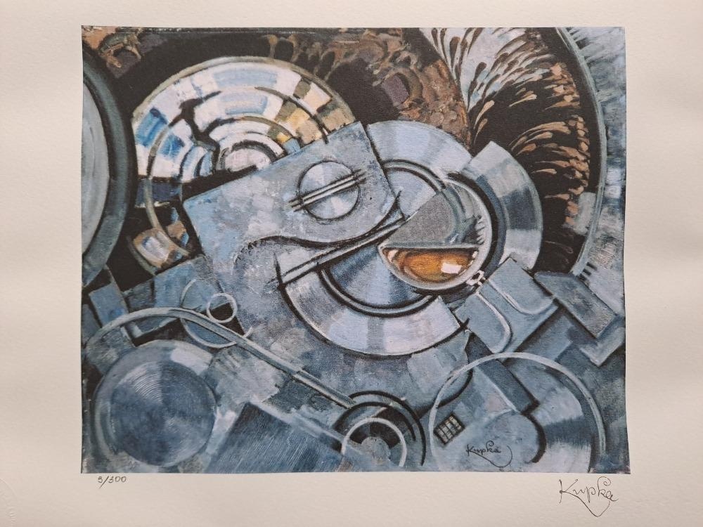 František Kupka - OCEL PIJE - unikátní litografie - 2