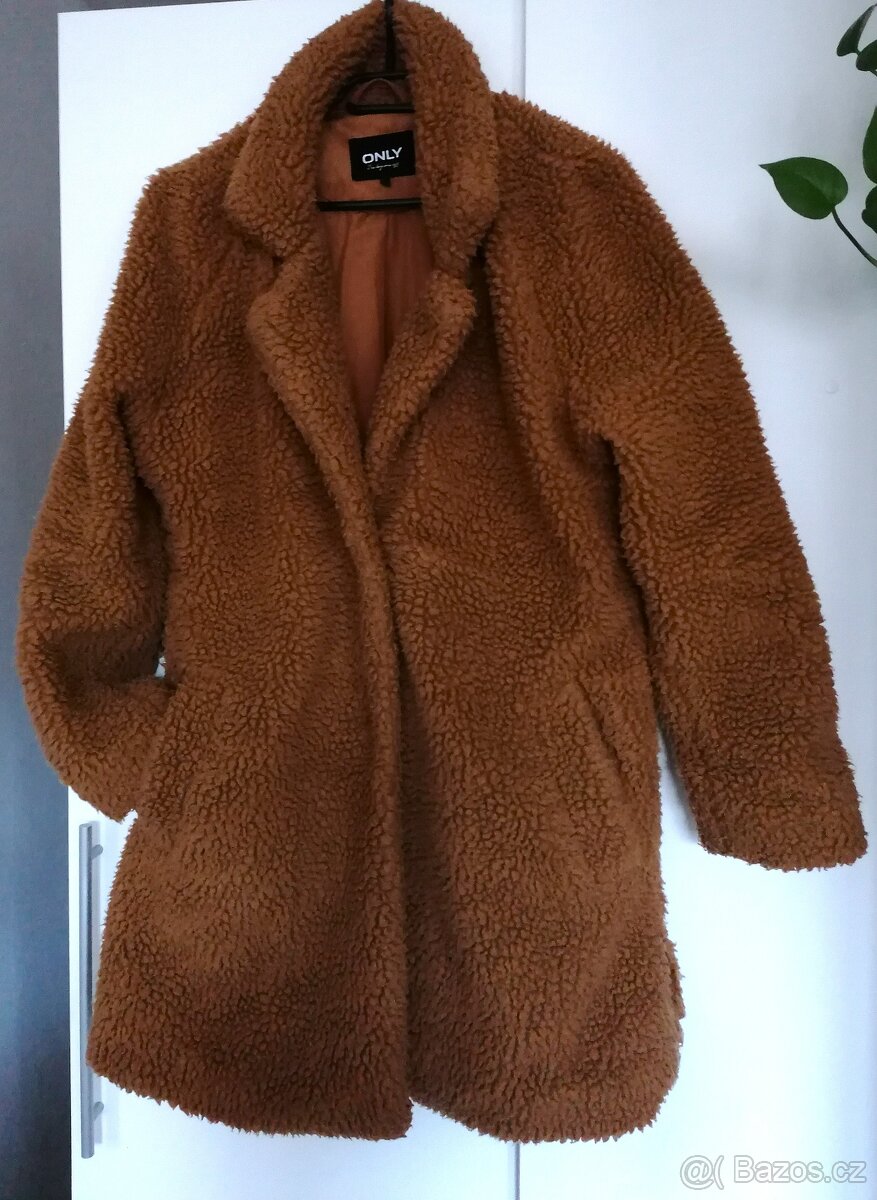 kabát ONLY teddy kožíšek, vel. M - 2