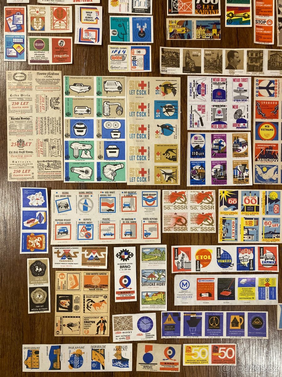 Zápalkové nálepky - filumenie - 2