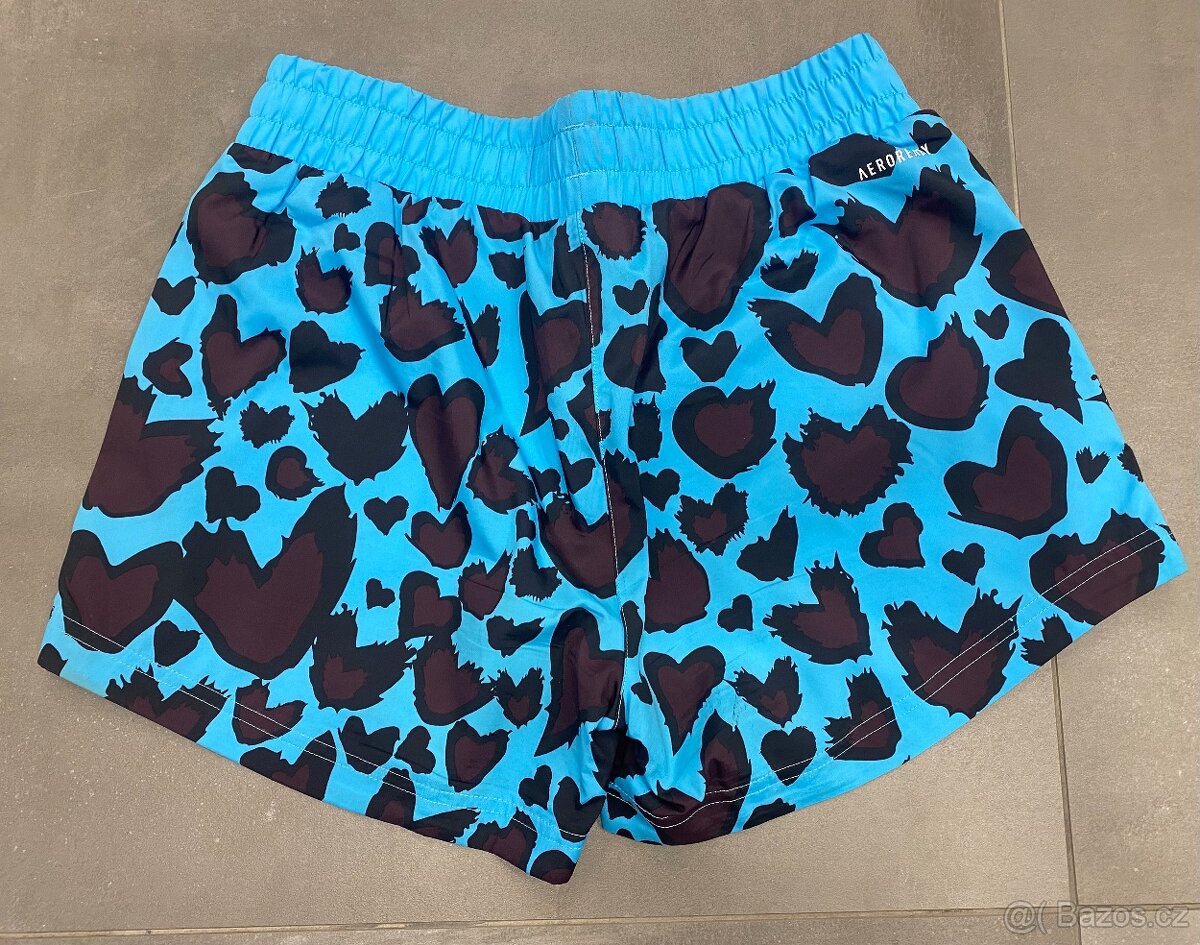 Dívčí sportovní kraťasy / šortky Adidas Aeroready, vel. 164 - 2