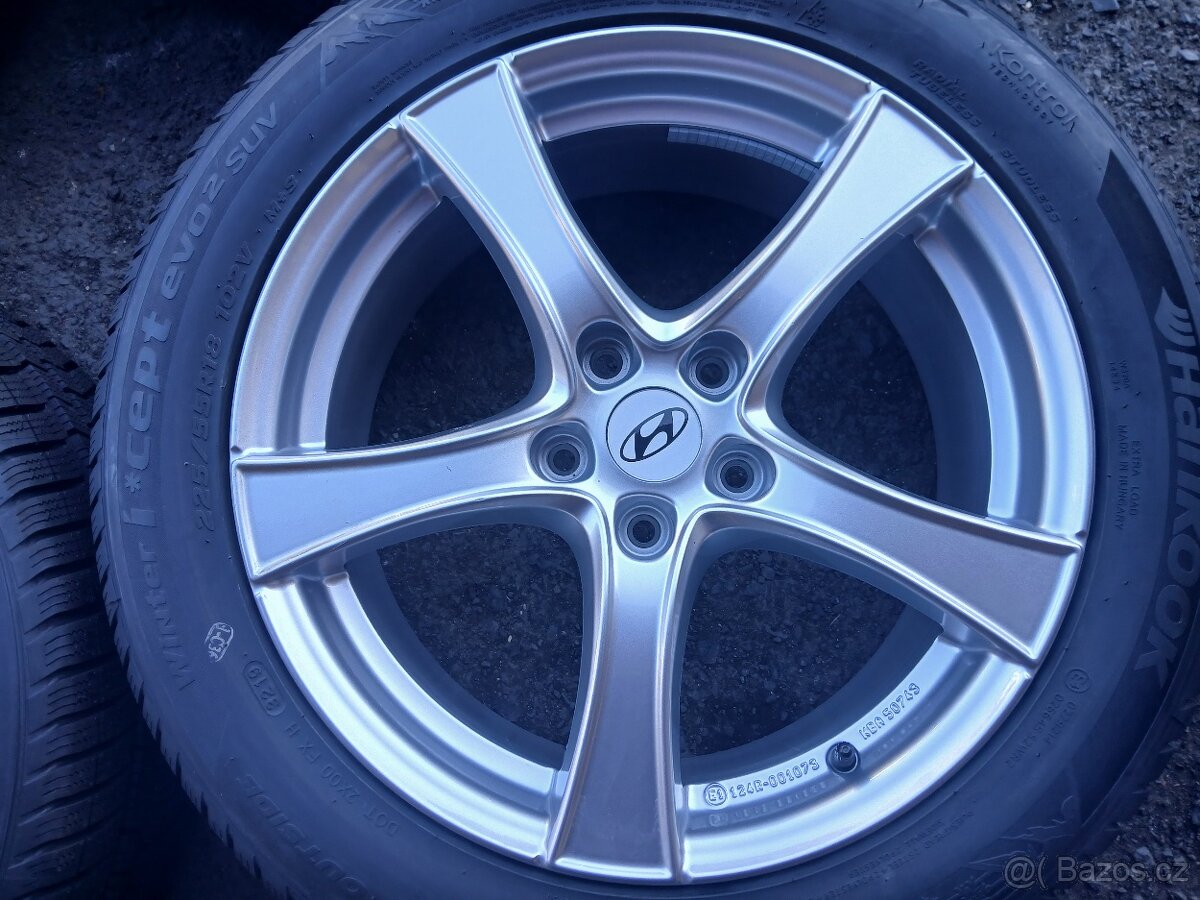 P- Sada NEJETÝCH Alu kol Borbet 225/55R18 zimní - 2