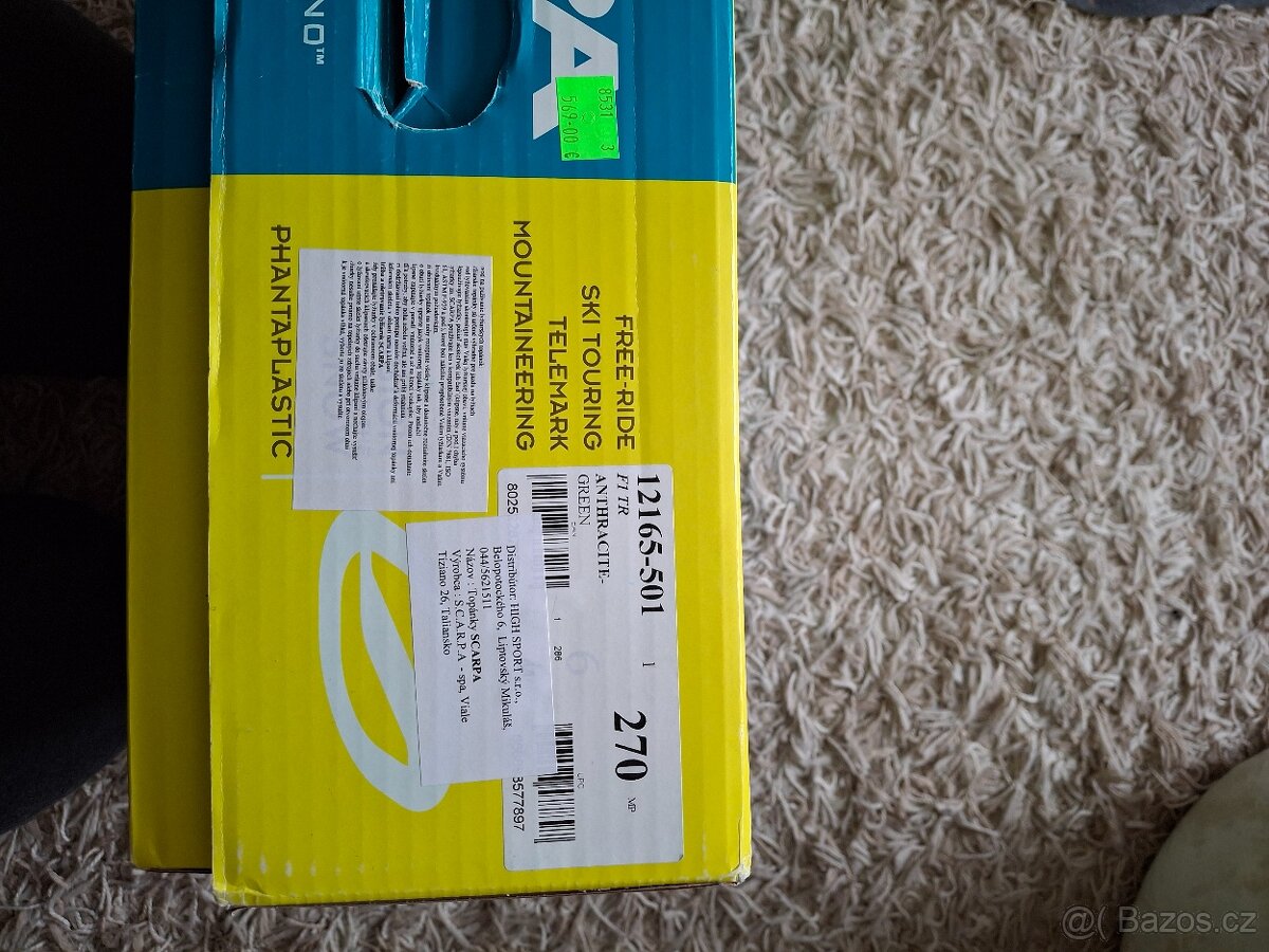 Skialpové lyžiarky Scarpa F1 TR - 2