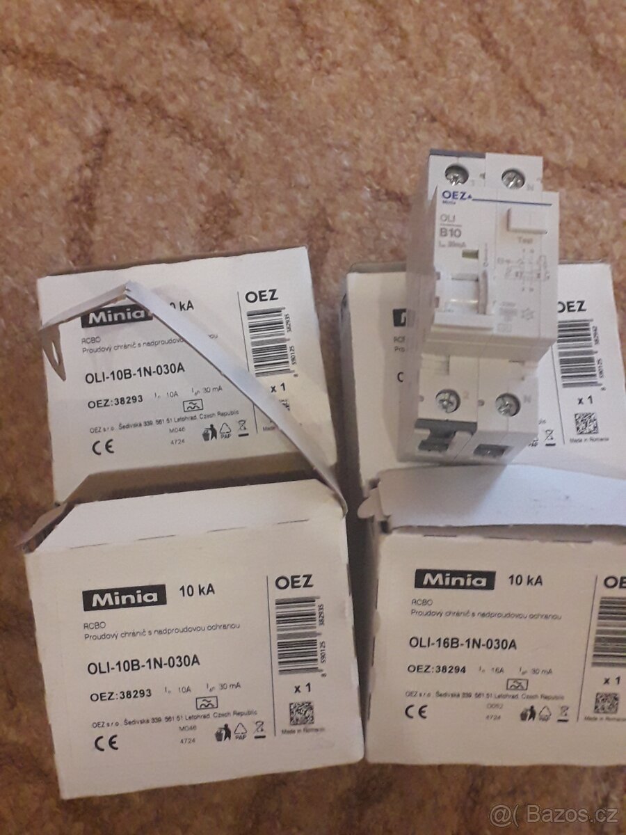 Proudové chrániče OEZ s jištěním - 2