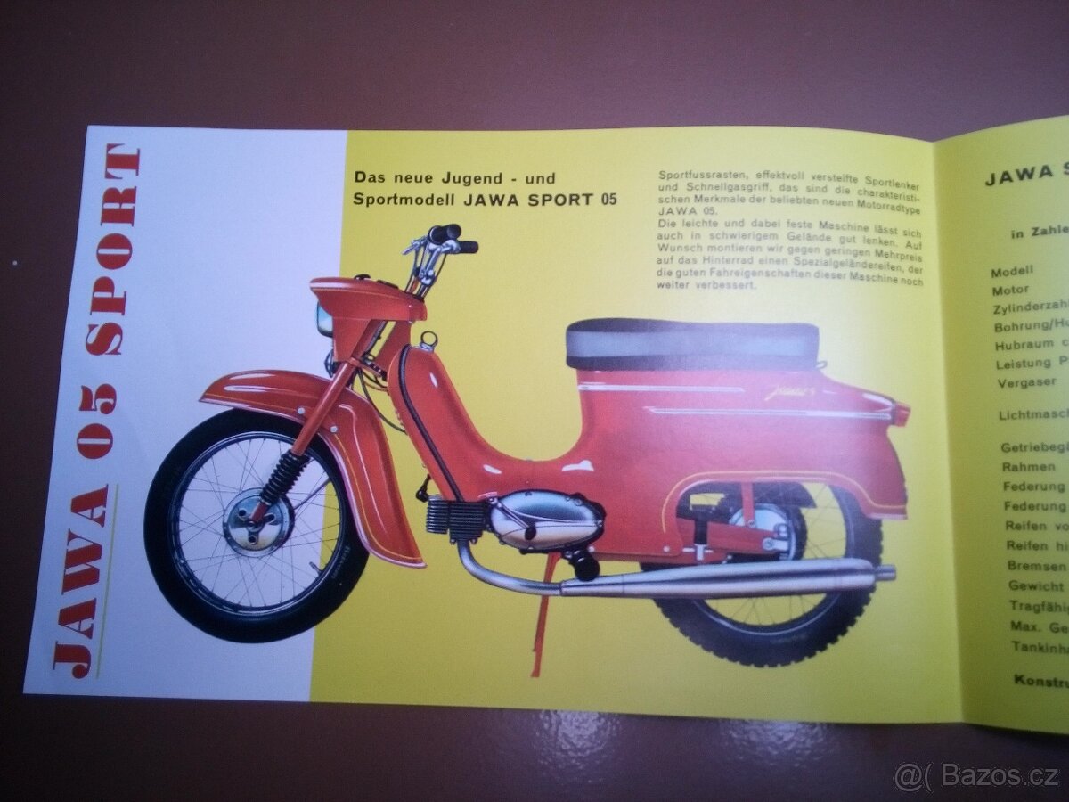Jawa 05-orig. prospekt Motokov - 2