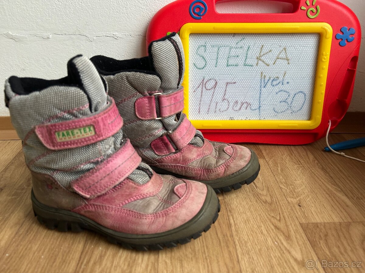 Boty FARE s membránou a kožíškem vel. 30 - 2