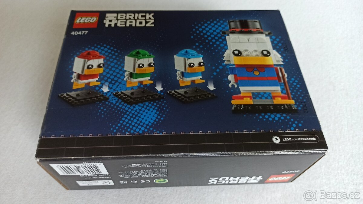 LEGO BrickHeadz 40477 Strýček Skrblík Dulík Bubík a Kulík - 2