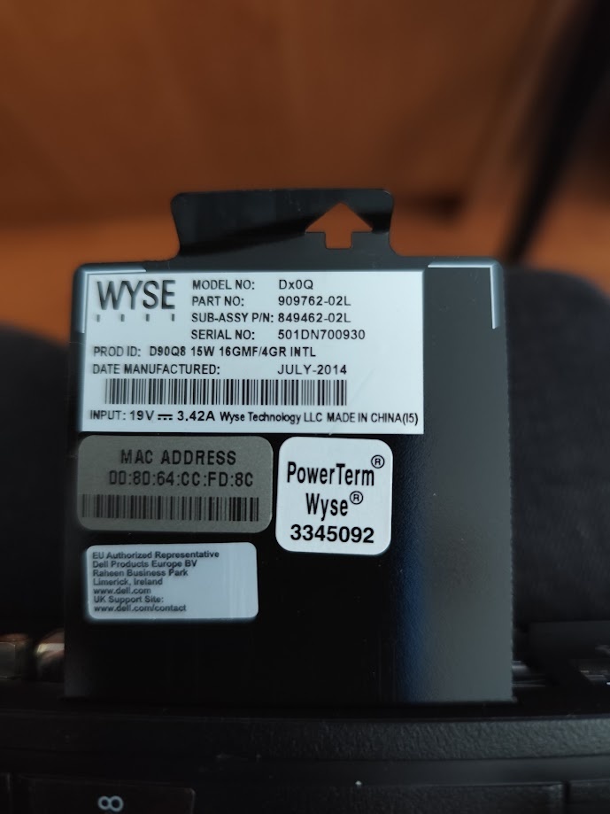 TOP mini PC Dell Wyse Dx0Q – 8 GB RAM + 32/256GB mSATA - 2