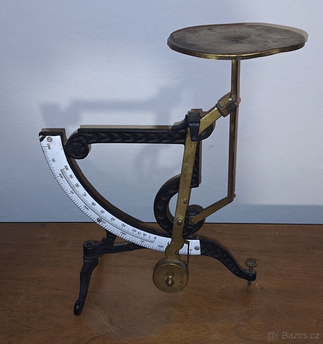 Německá starožitná litinová dopisní váha 1925 - 2