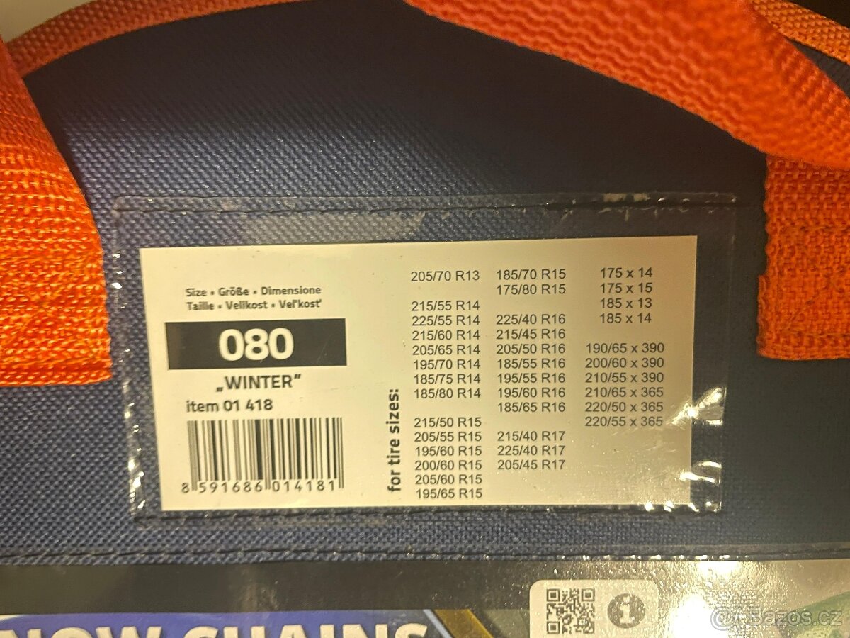 Sněhové řetězy Compass 080 (vel. kol 13 - 17) - 2