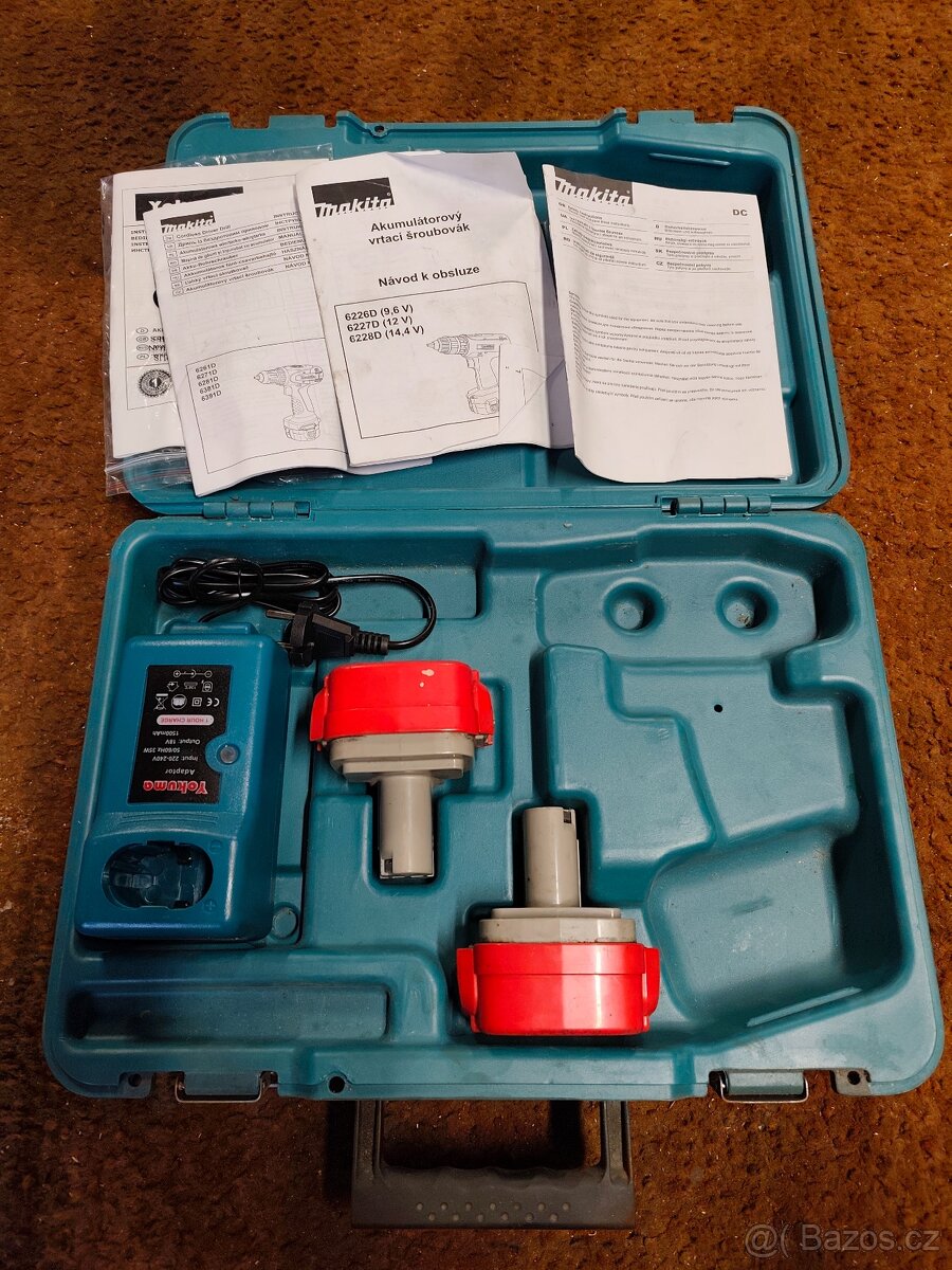 Makita kufr, nabíječka - 2