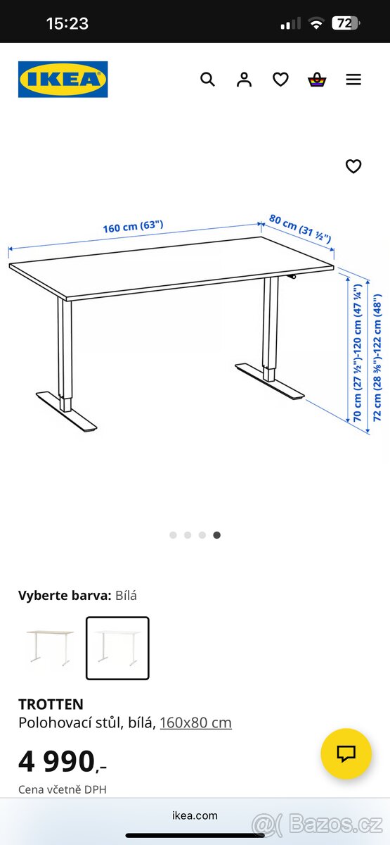 PRODÁM STŮL TROTTEN - 2