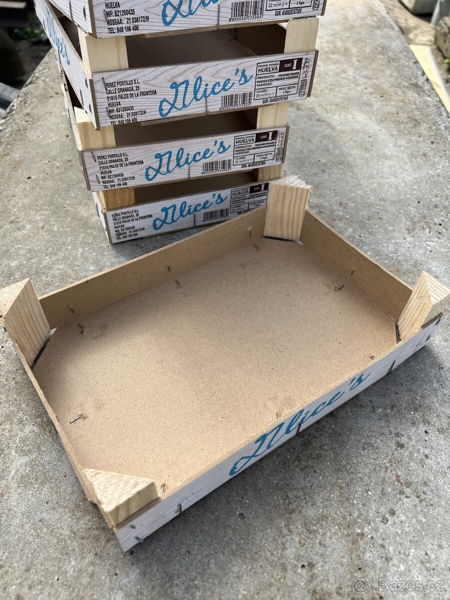 Dřevěné bedýnky malé - 2