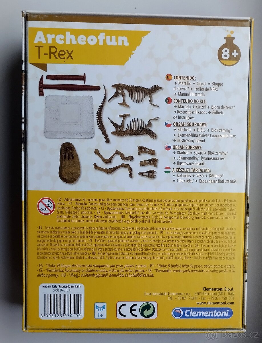 Clementoni Archeofun T-Rex – Archeologická sada – Nové - 2