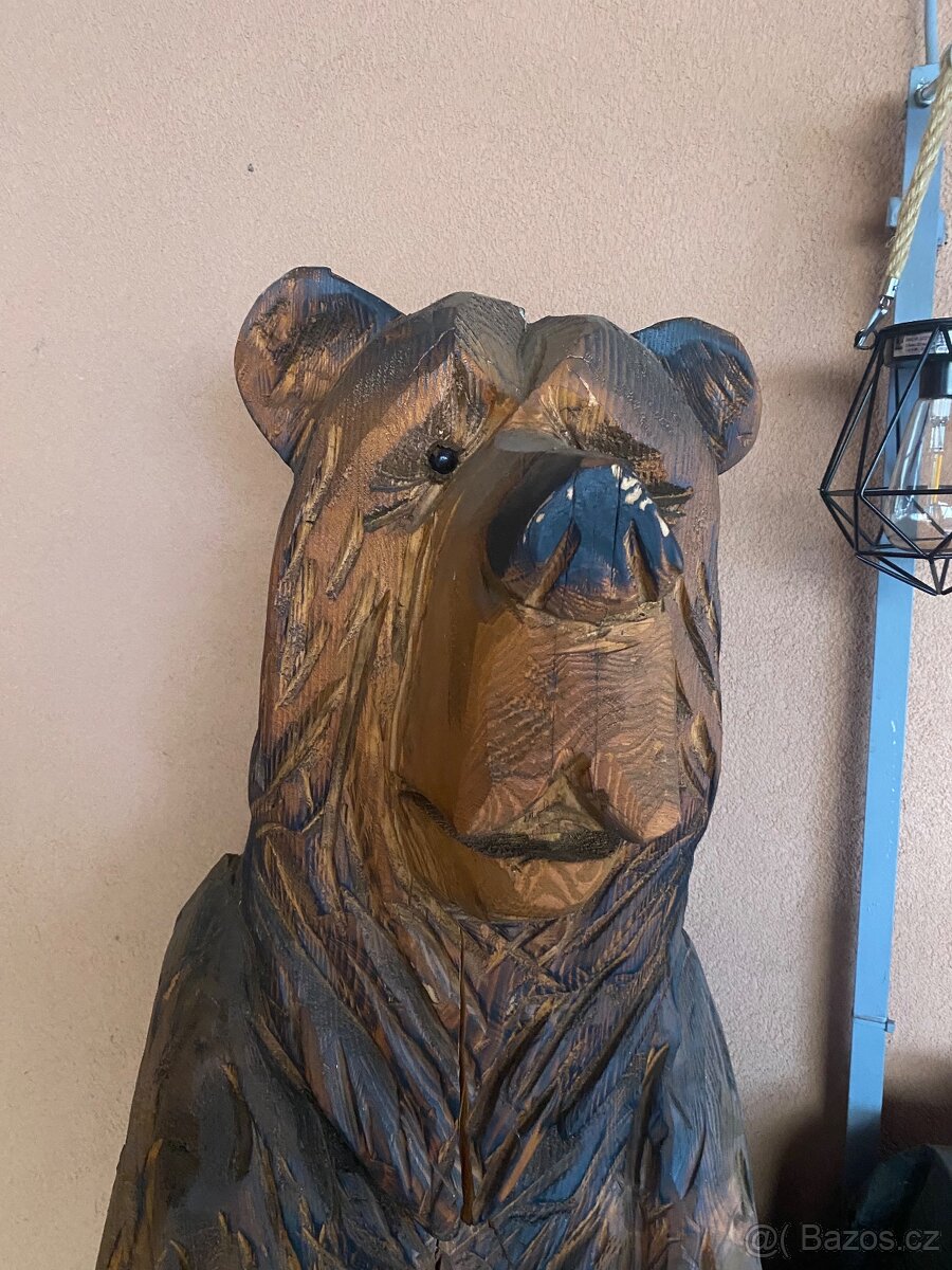 Dřevěný Medvěd 170cm - 2