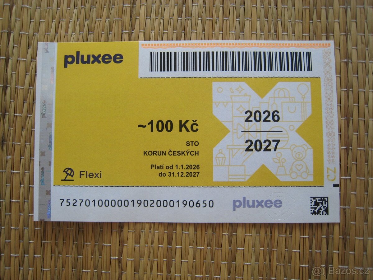 Nové poukázky Flexi Pass Pluxee v hodnotě 2000Kč - 2