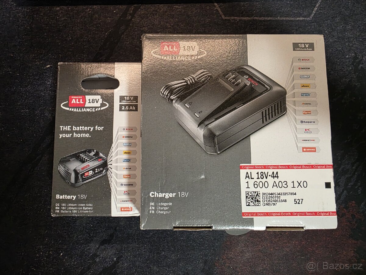 Sada Bosch baterie + nabíječka - 2