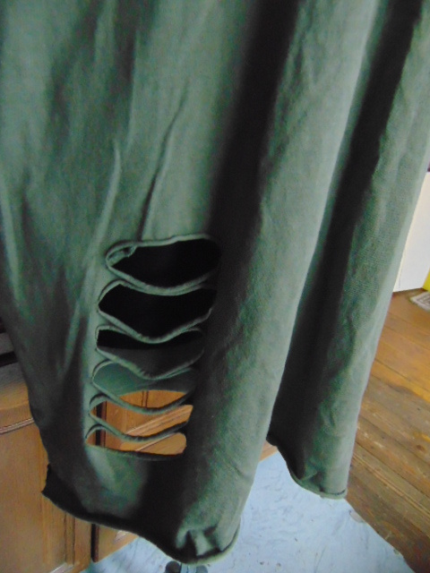 Khaki bavlněné šatičky - 2