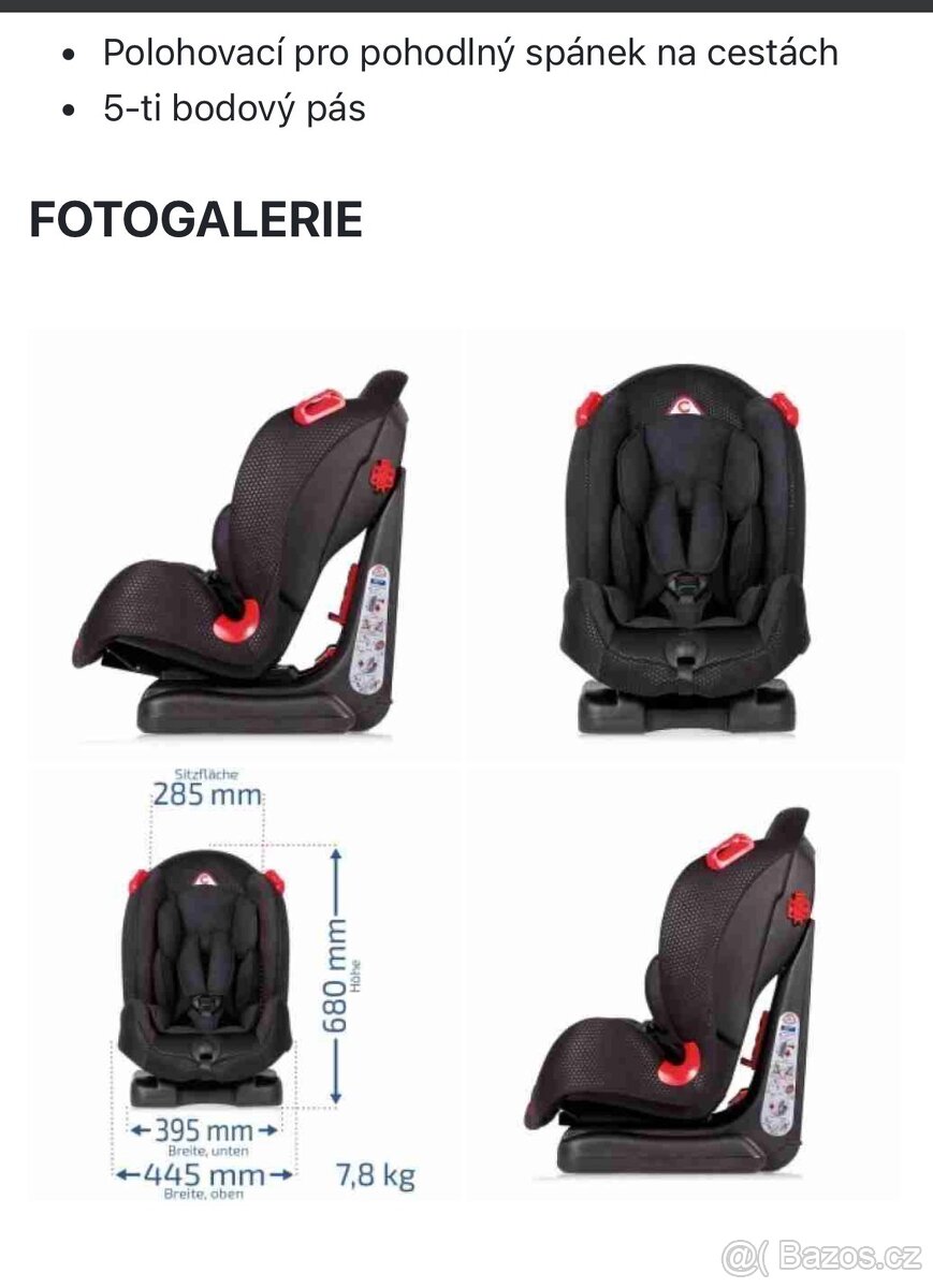 Nová autosedačka - 2