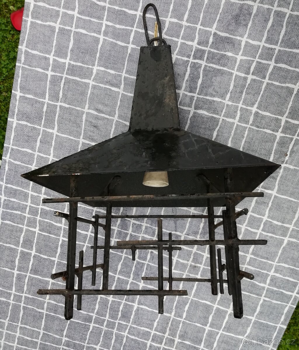 retro lampa na chatu - 2