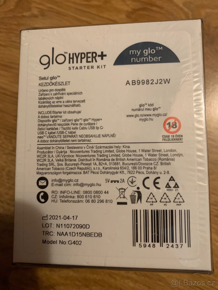 Glo hyper+ starter kit NOVÉ - 2