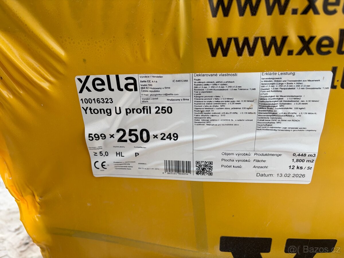 Ytong u profil 250 - 2