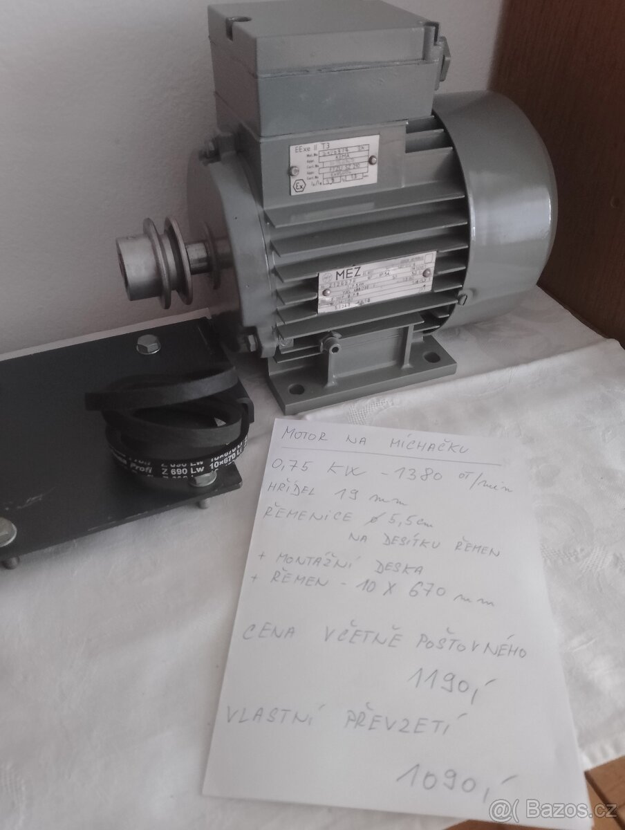 Elektromotor na míchačku - 2