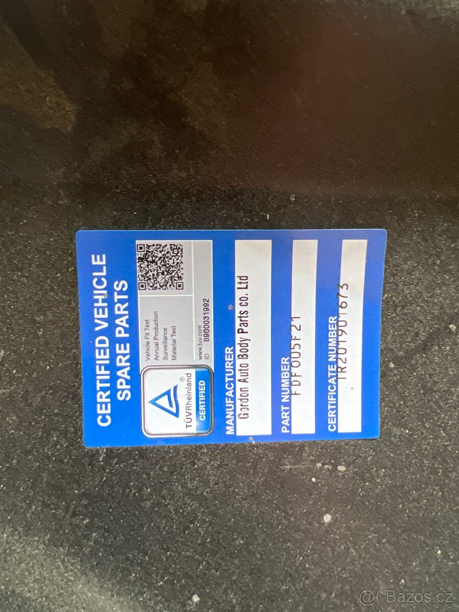 Blatník Ford Focus 2 - 2