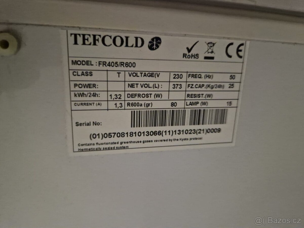 Pultový mrazák Tefcold - 2