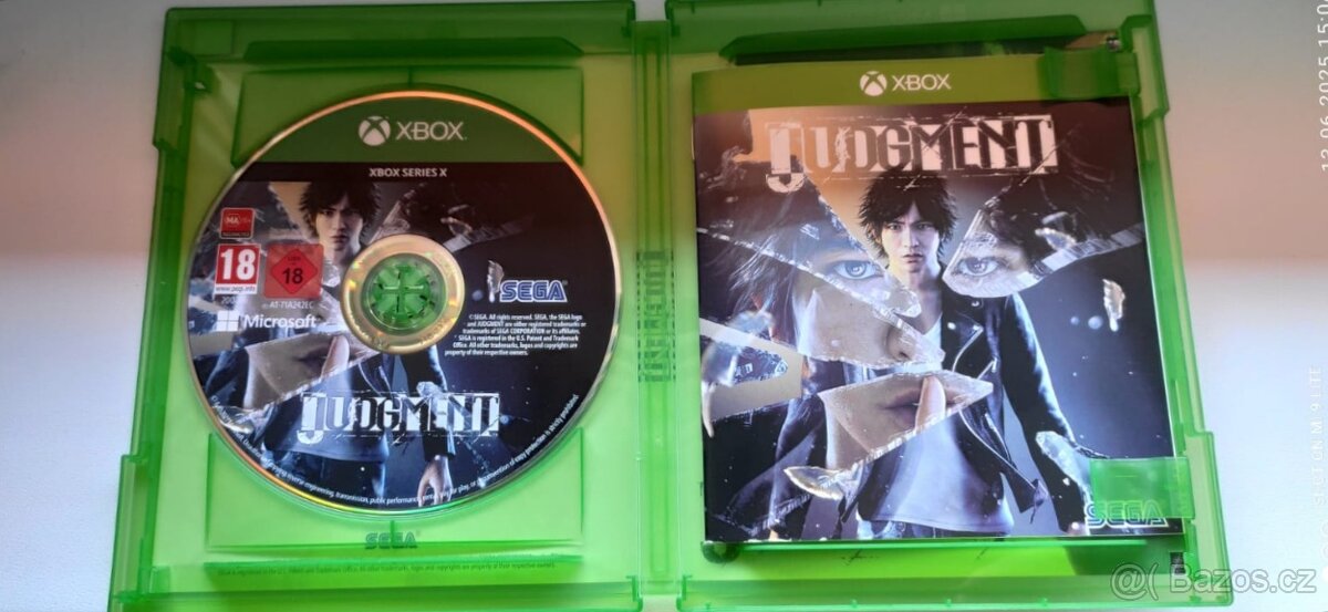 Judgment Xbox Series perfektní stav - 2