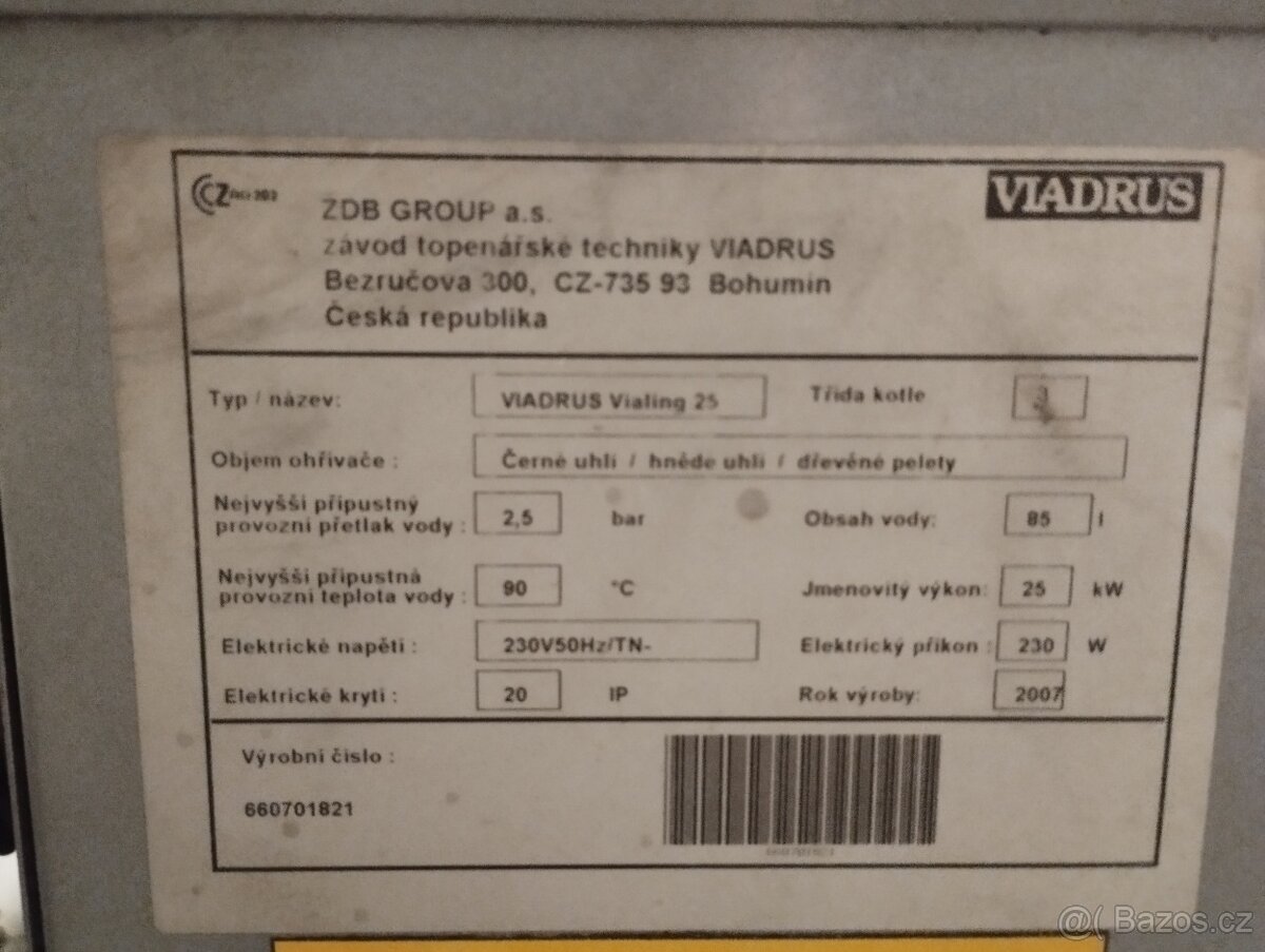 Prodám kotel Viadrus - 2