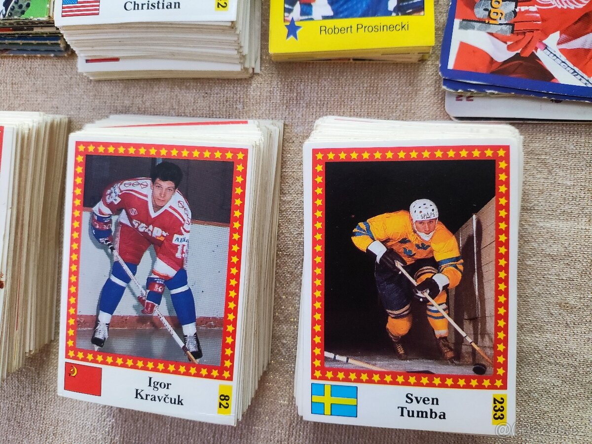 Hokejové a futbalové karty - 2