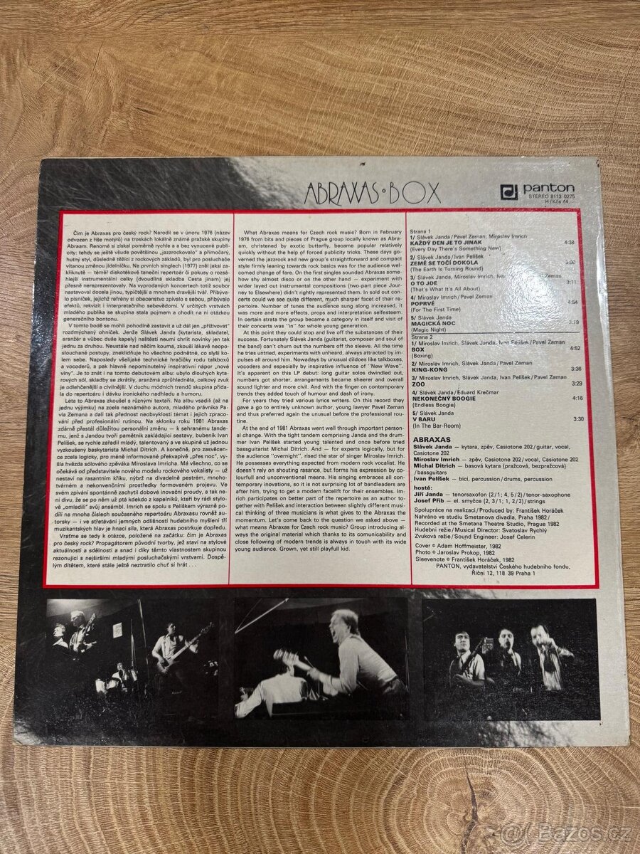 LP - Abraxas - Box - Panton 1982 - 2