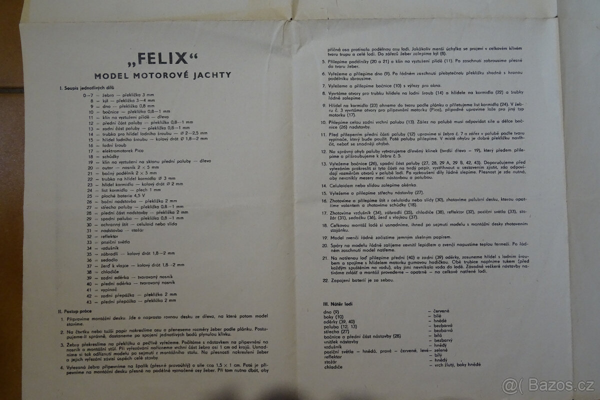 Motorová jachta Felix - 2