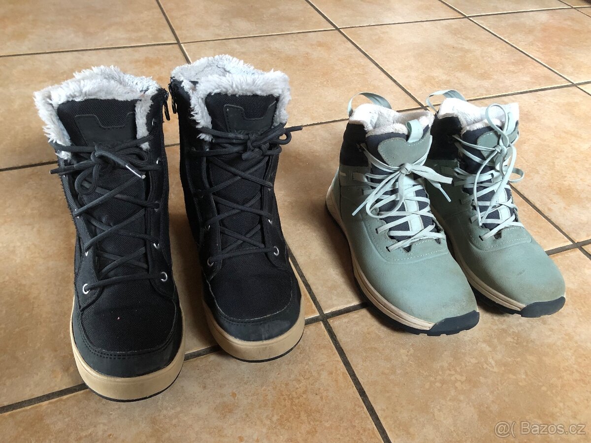 Zimní boty QUECHUA - vel. 35 - 2